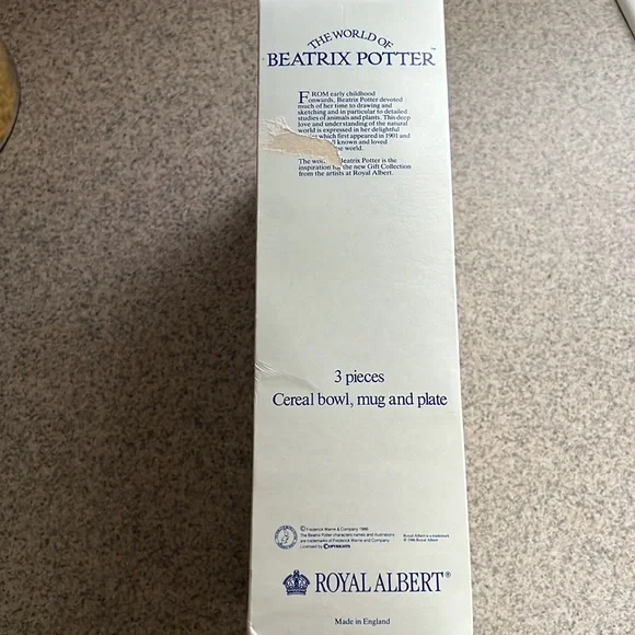 Vintage Royal Albert 1986 Beatrix Potter children’s 3 piece set - Picture 4 of 16